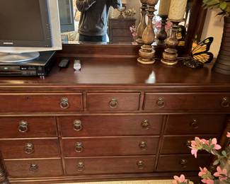 Pennsylvania House Dresser and Mirror