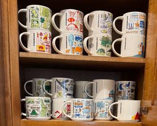 Starbuck collectible mugs