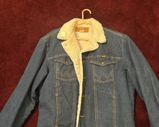 Vintage Sherpa lined Levi’s Jean jacket