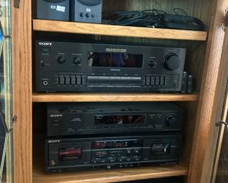 Sony sound system with speakers 