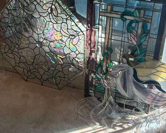 More stain glass pieces 