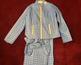 Vintag ski bibs and jacket