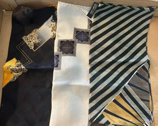 Vintage silk handkerchiefs