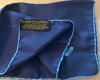 Vintage Gucci silk hanky square