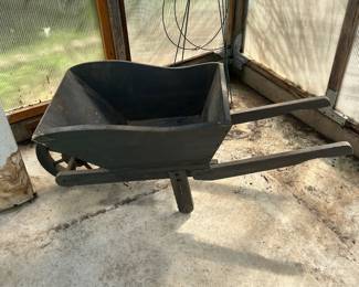 Decorative wheelbarrow 