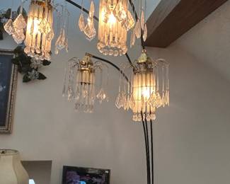 Beautiful arc lamp with marble base