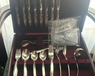 Silver plate flatware