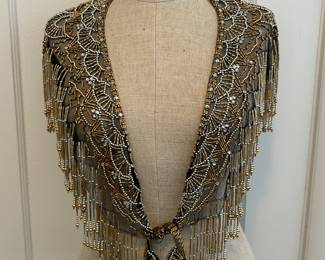 Beaded capelet