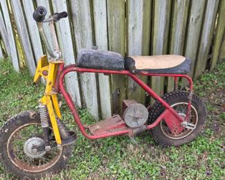 Vintage mini bike frame