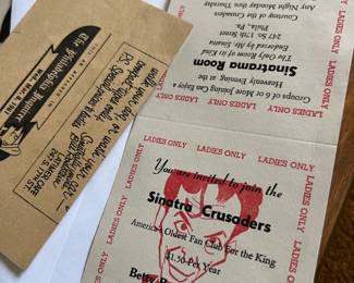 Frank Sintra Memorbilia