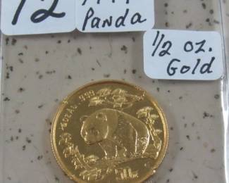 1997 Panda 1/2 oz. Gold 
