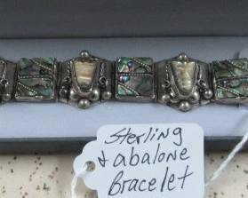 Sterling & Abalone Bracelet