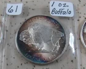 1 oz. Silver Buffalo Rounds