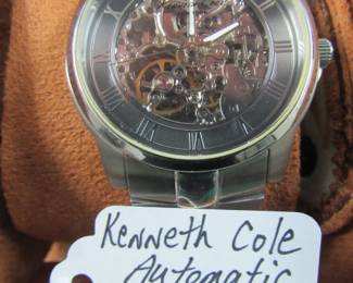 Kenneth Cole Automatic Skeleton Watch