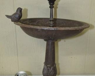 Cast Iron Bird Bath