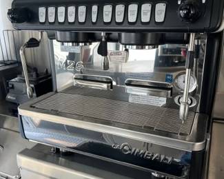 inside food and beverage cart/trailer