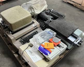 misc. typewriters and supplies