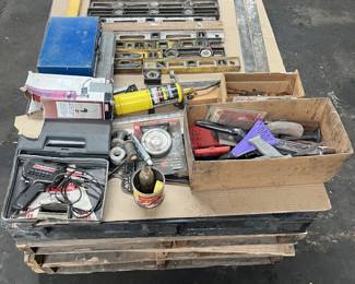 levels, soldering sets and supplies