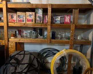 Power tools, vases, gas tubing