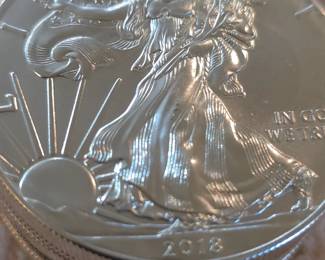 5 2018 Silver Eagle $525