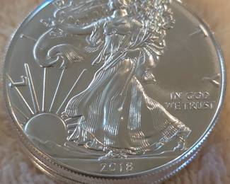 5 2018 Silver Eagle $525