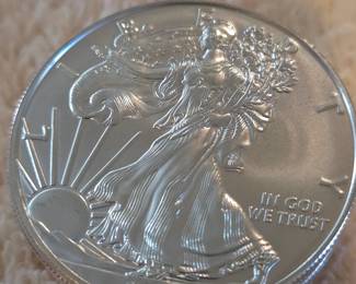 5 2018 Silver Eagle $525