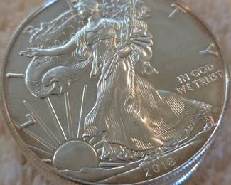 5 2018 Silver Eagle $525