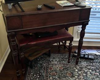 Antique Mahogany Spinet Desk