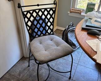 Iron Kitchen Chair