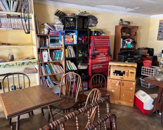 Table, Chairs, Books, Etc.