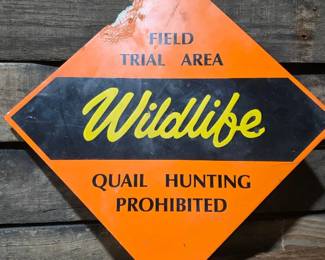 Wildlife sign
