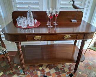 SHERATON ANTIQUE SERVING TABLE