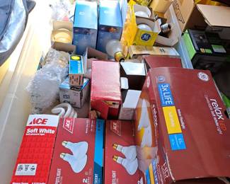 LIGHT BULBS, SPOT LIGHTS, FLOOD LIGHTS