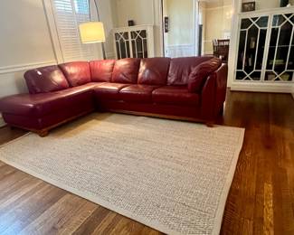 AREA RUG AND SECTIONAL