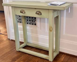 PAINTED SMALL CONSOLE TABLE