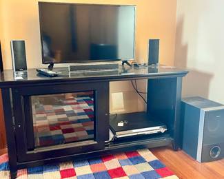TV, CONSOLE AND SONY SURROUND SOUND SYSTEM