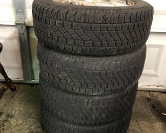 Set of Four Cooper Tires with Mounted Rims