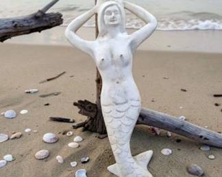 Sculptural Mermaid Rubber Buoy by N.A. Taylor & Co. (22-Inch)