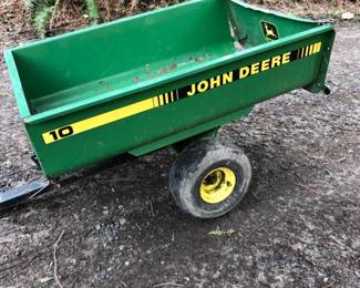 John Deere 10 Utility Trailer Tow Behind Garden Cart