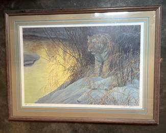 Robert Bateman Limited Edition AP 73/76 Tiger Print – Framed