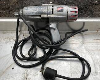 Vintage Milwaukee Heavy‑Duty Metal Body Electric Drill