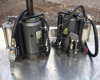Pittsburgh 20‑Ton & 12‑Ton Air/Hydraulic Bottle Jacks – Heavy‑Duty