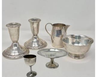 Sterling Silver Paul Revere Reproductions & Weighted Sterling Pieces