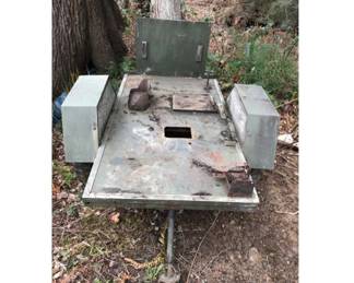 M Series Military Utility Trailer Single Axle Steel Platform