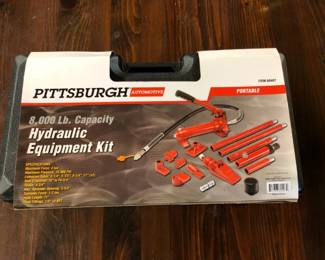 Pittsburgh 8,000 lb. Hydraulic Equipment Kit with Case