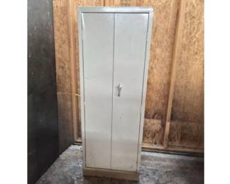 Putty Two‑Door Metal Storage Locker Cabinet