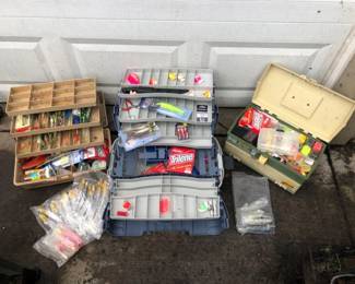 Variety of Fishing Lures and Other Tackle - Salt and Freshwater