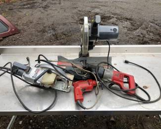 4 Corded Power Tools – Craftsman, Milwaukee, Makita