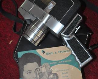 Vintage Bell and Howell Movie Camera 