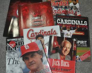 Numerous St Louis Cardinals Books 